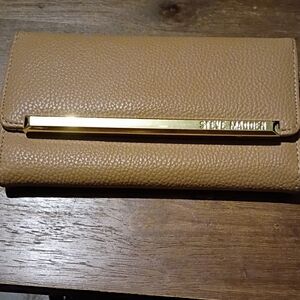 Steve Madden Wallet with Gold Detail